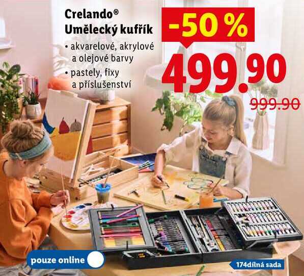 CrelandoⓇ Umělecký kufřík