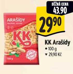 KK Arašídy, 100 g