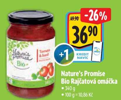 Nature's Promise Bio Rajčatová omáčka, 340 g