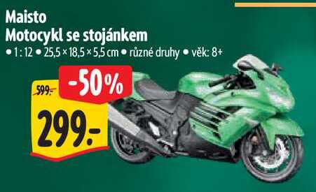 Maisto Motocykl se stojánkem