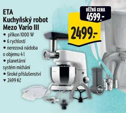 ETA Kuchyňský robot Mezo Vario III