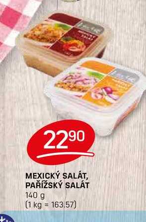 MEXICKÝ SALÁT, PAŘÍŽSKÝ SALÁT 140 g