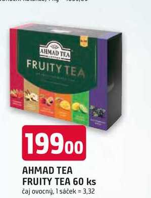 AHMAD TEA FRUITY TEA 60 ks 