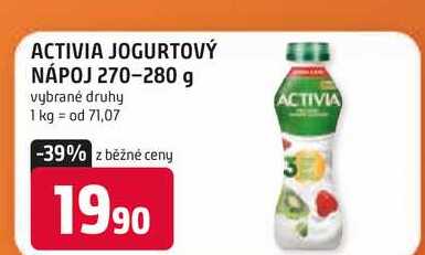 ACTIVIA JOGURTOVÝ NÁPOJ 270-280 g
