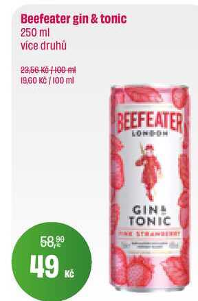 Beefeater gin & tonic 250 ml