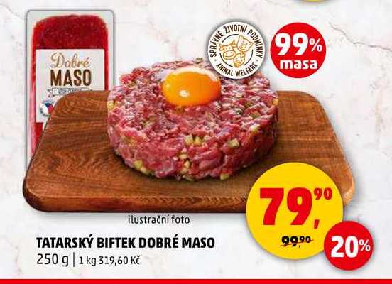 TATARSKÝ BIFTEK DOBRÉ MASO, 250 g