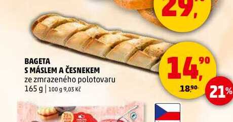 BAGETA S MÁSLEM A ČESNEKEM, 165 g