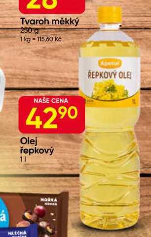 Apetol Olej řepkový 1l