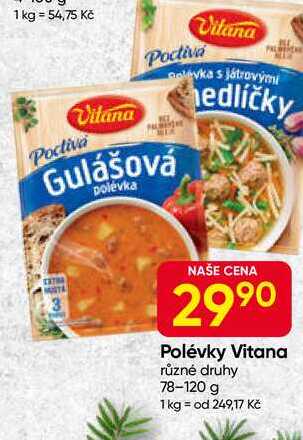 Vitana různé druhy 78-120 g