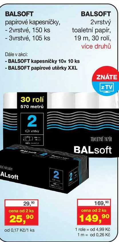 BALSOFT 30 rolí