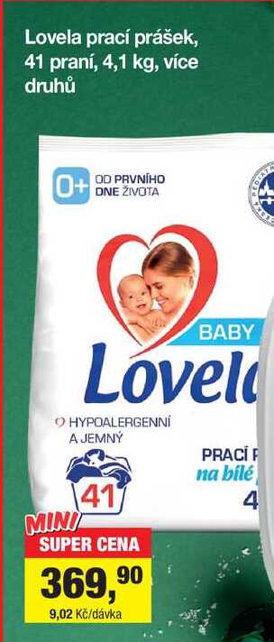 Lovela prací prášek 4,1 kg
