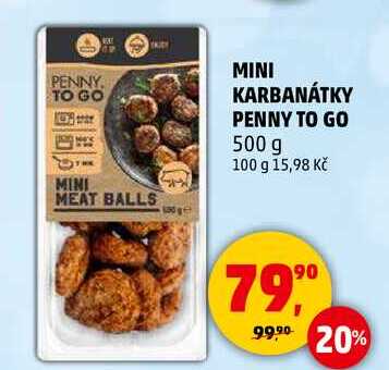 MINI KARBANÁTKY PENNY TO GO, 500 g