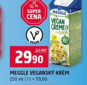 MEGGLE VEGANSKÝ KRÉM 250 ml