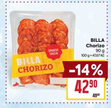 BILLA Chorizo 90 g