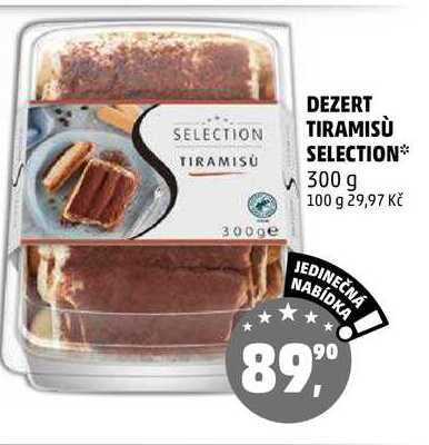 DEZERT TIRAMISÙ SELECTION, 300 g