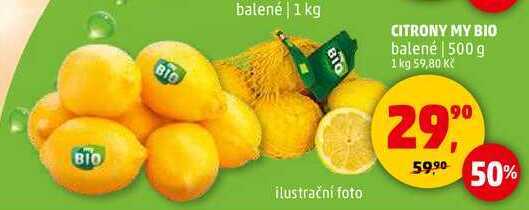 CITRONY MY BIO, 500 g