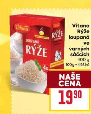 Vitana Rýže loupaná ve varných sáčcích 400 g