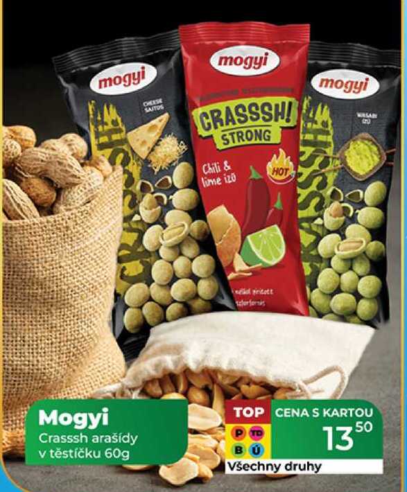 Mogyi Crasssh arašídy v těstíčku 60 g