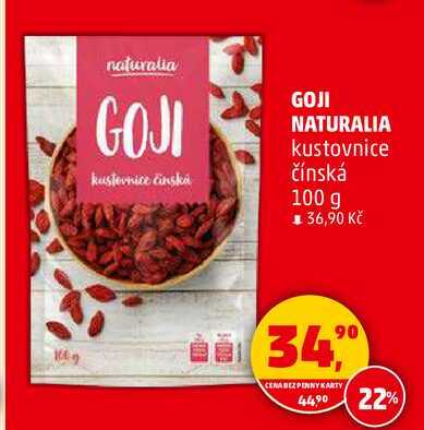 GOJI NATURALIA kustovnice čínská, 100 g