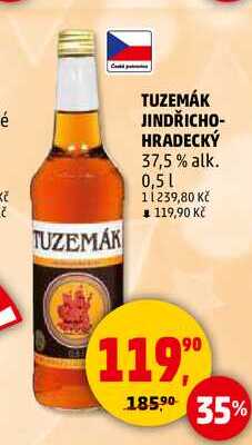 TUZEMÁK JINDŘICHO-HRADECKÝ, 0,5 l