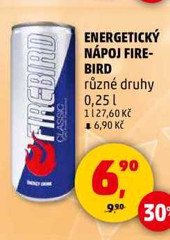 ENERGETICKÝ NÁPOJ FIRE-BIRD, 0,25 l