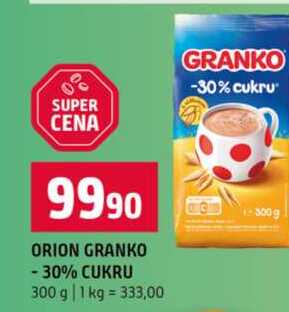 ORION GRANKO -30% CUKRU 300 g