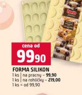 FORMA SILIKON 1 ks na pracny 1 ks na rohlíčky