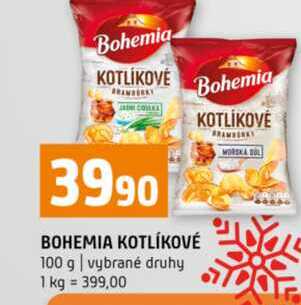 BOHEMIA KOTLÍKOVÉ 100 g vybrané druhy 