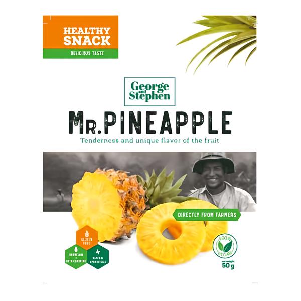 George and Stephen Mr. Pineapple sušený ananas