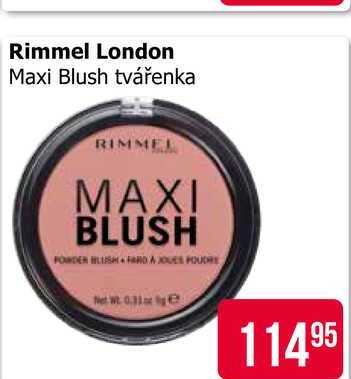 Rimmel London Maxi Blush tvářenka