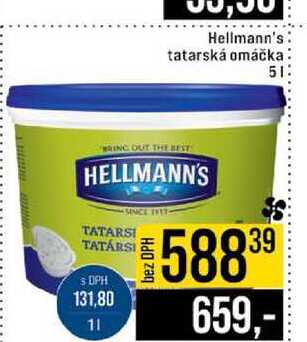 Hellmann's tatarská omáčka 5l