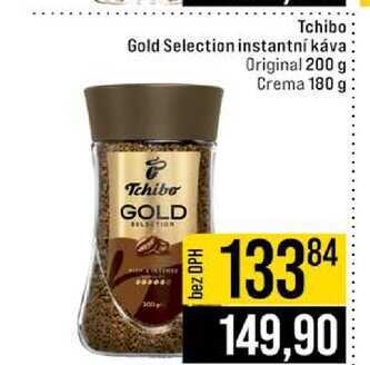 Tchibo Gold Selection instantní káva Original 200 g Crema 180 g
