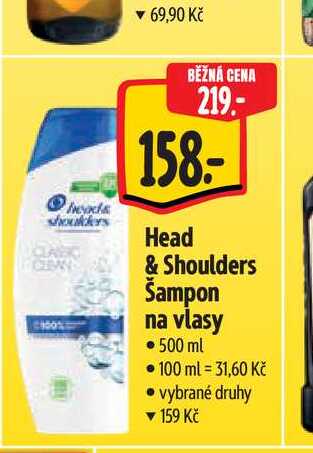   Head & Shoulders Šampon na vlasy 500 ml  