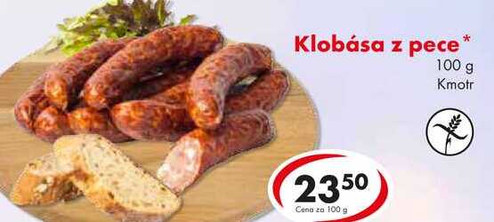 Klobása z pece, 100 g