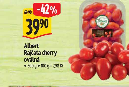 Albert Rajčata cherry oválná 500 g