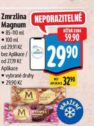 Zmrzlina Magnum 85-110 ml