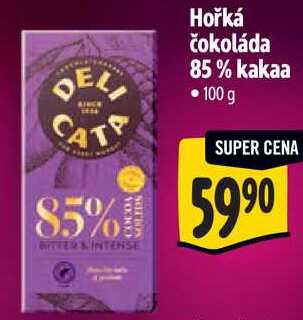 Hořká čokoláda 85% kakaa, 100 g 