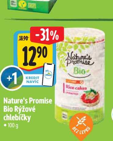 Nature's Promise Bio Rýžové chlebíčky 100 g