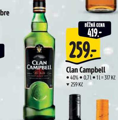  Clan Campbell 40% 0,7 l