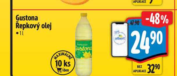   Gustona Řepkový olej 1 l