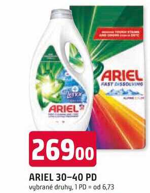 ARIEL 30-40 PD vybrané druhy