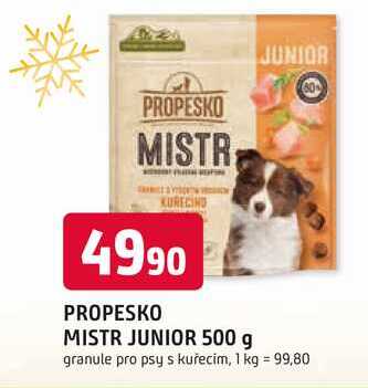 PROPESKO MISTR JUNIOR 500 g granule pro psy