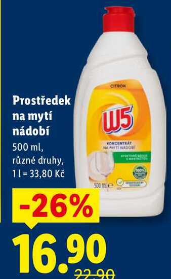Prostředek na mytí nádobí, 500 ml