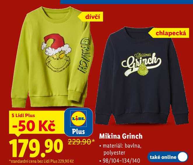 Mikina Grinch