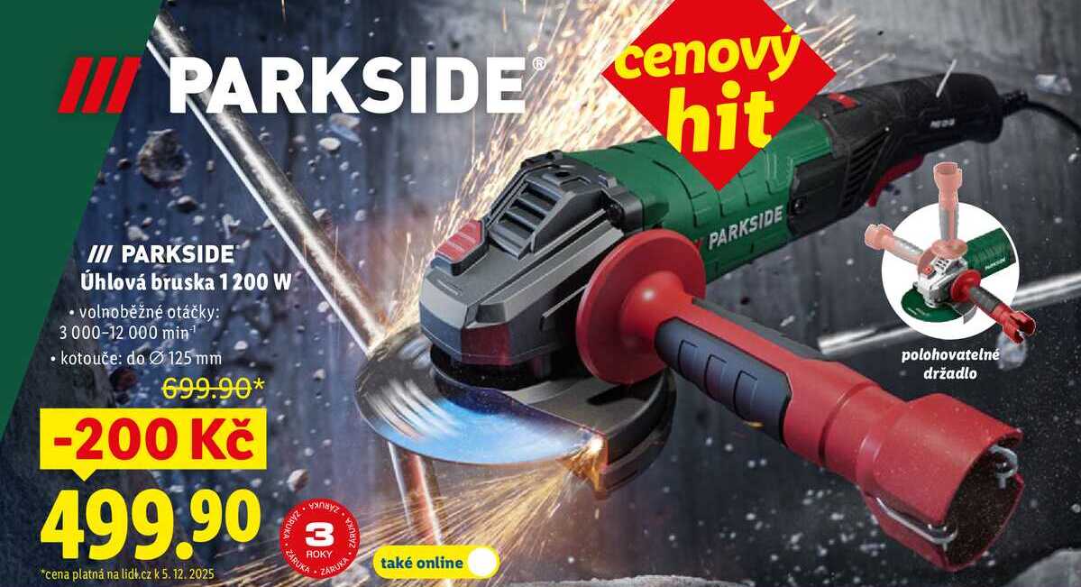 Úhlová bruska 1200 W