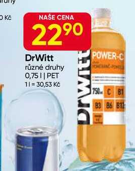 DrWitt různé druhy 0,75l