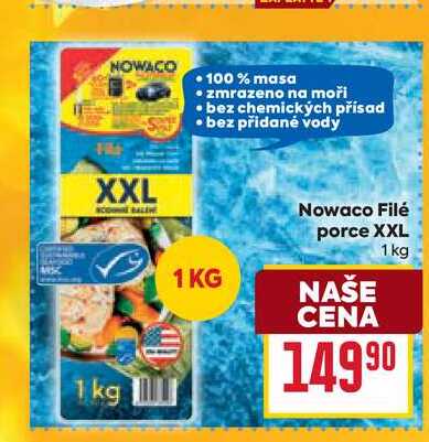 Nowaco Filé porce XXL 1 kg