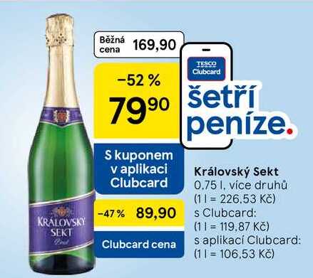 Královský Sekt, 0.75 l