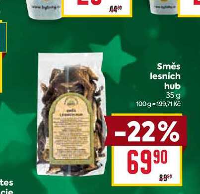 Směs lesních hub 35 g