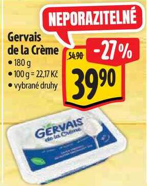 Gervais de la Crème, 180 g